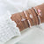 NEWBUY 23 Style Mix Turtle Heart Pearl Wave LOVE Crystal Marble Charm Bracelets for Women Boho Tassel Bracelet Femme Bijoux